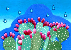 Ally Morgan, Cactus Study II - Original Painting