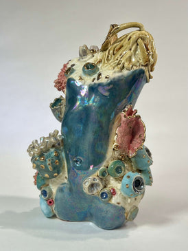 Julia CR Gray ceramic figurative sculpture