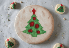 Haley Marfleet, Christmas Tree Cookie - Original Painting