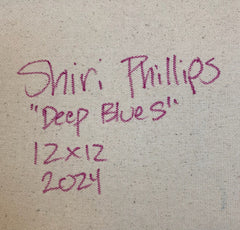 Shiri Phillips, Deep Blues - Original Painting