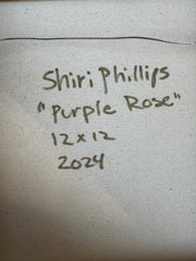 Shiri Phillips, Purple Rose - Original Painting