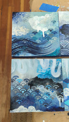 Heather Robinson, Ocean Storm 2 - Original Painting