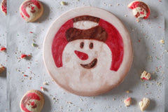 Haley Marfleet, Snowman Cookie - Original Painting